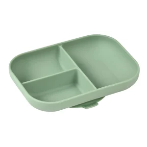 Couverts, Vaisselle Et Bavoirs*BÉABA Assiette Compartimentee Silicone Sage Green
