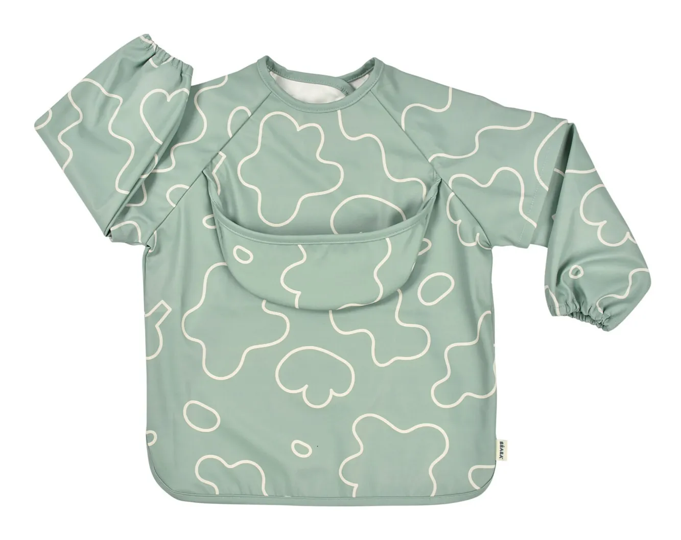 Couverts, Vaisselle Et Bavoirs*BÉABA Bavoir A Manches Evolutif 2 En 1 Sage Green