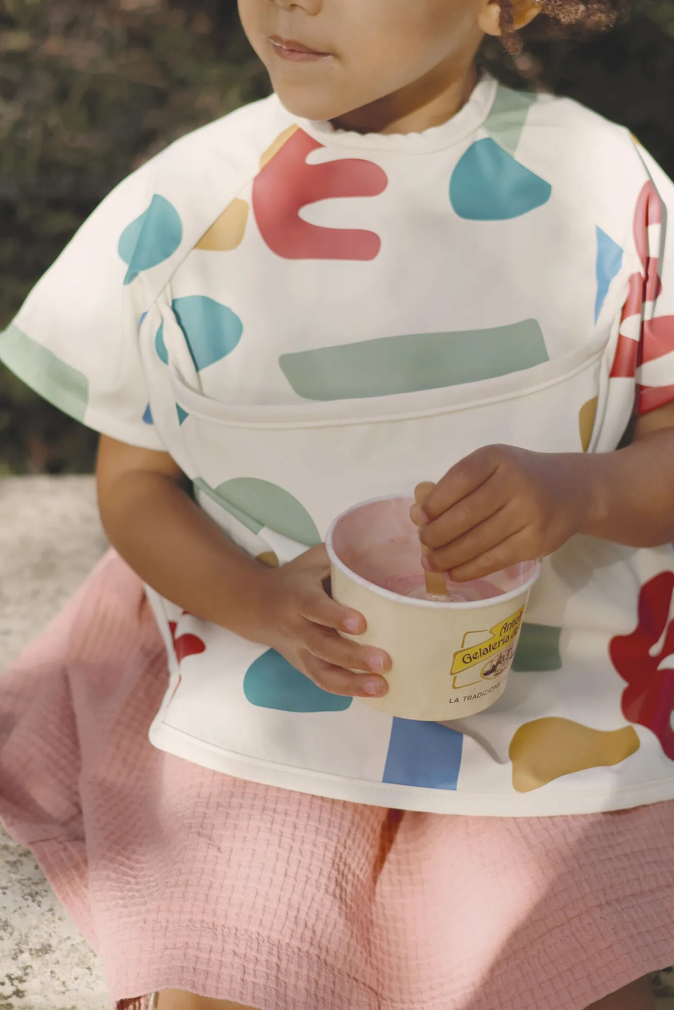 Couverts, Vaisselle Et Bavoirs*BÉABA Bavoir A Manches Evolutif 2 En 1 Playful