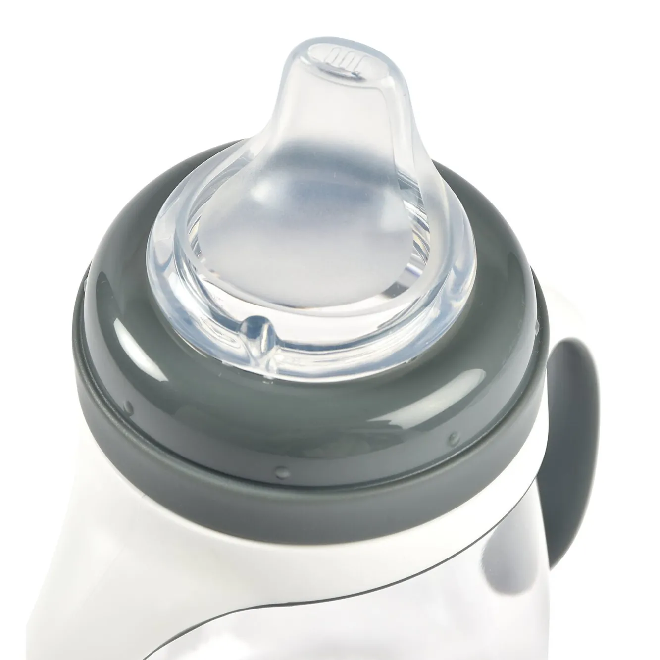 Couverts, Vaisselle Et Bavoirs*BÉABA Biberon D'Apprentissage 2 En 1 210 Ml Mineral Grey