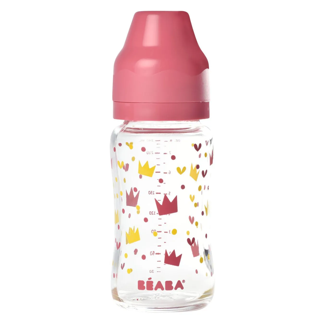 Biberons Et Accessoires*BÉABA Biberon Verre Col Large 240Ml Crown Pink