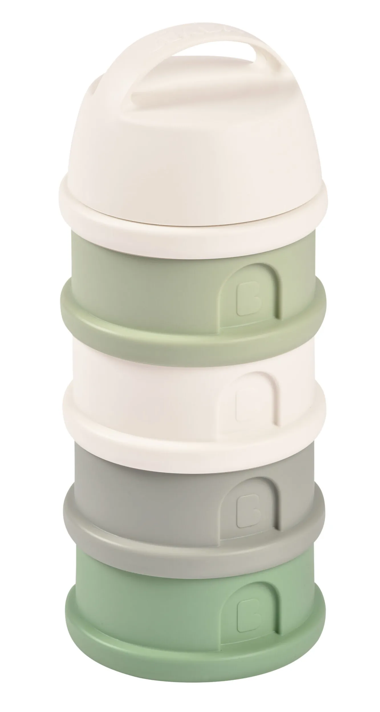 Sorties De Bébé*BÉABA Boite Doseuse 4 Compartiments Cotton / Sage Green