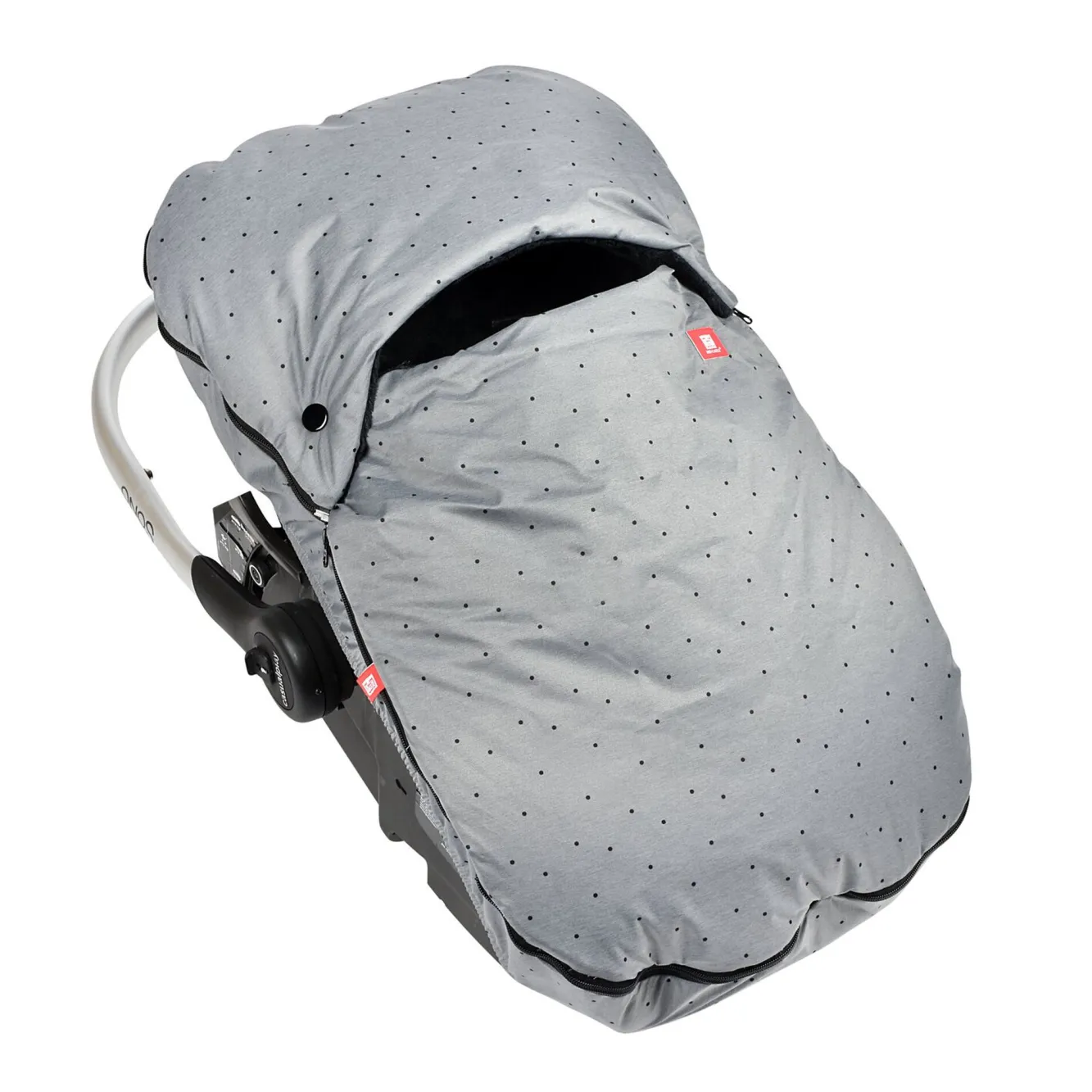 Chancelieres Et Nids D'Ange*BÉABA Chanceliere Siege Auto Heather Grey Dots