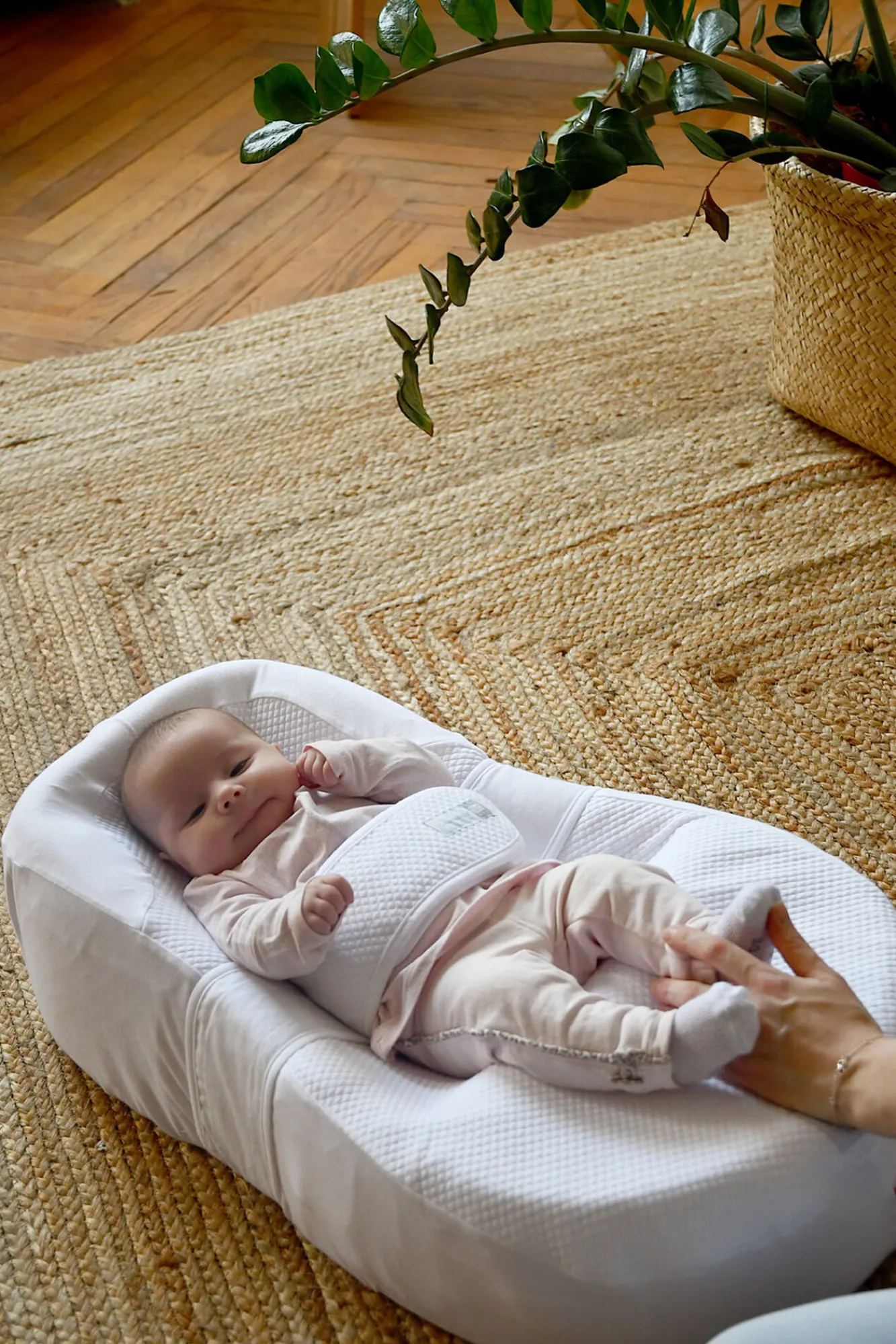 Cocoonababy®*BÉABA Cocoonababy® (Avec Drap) Fleur De Coton® White