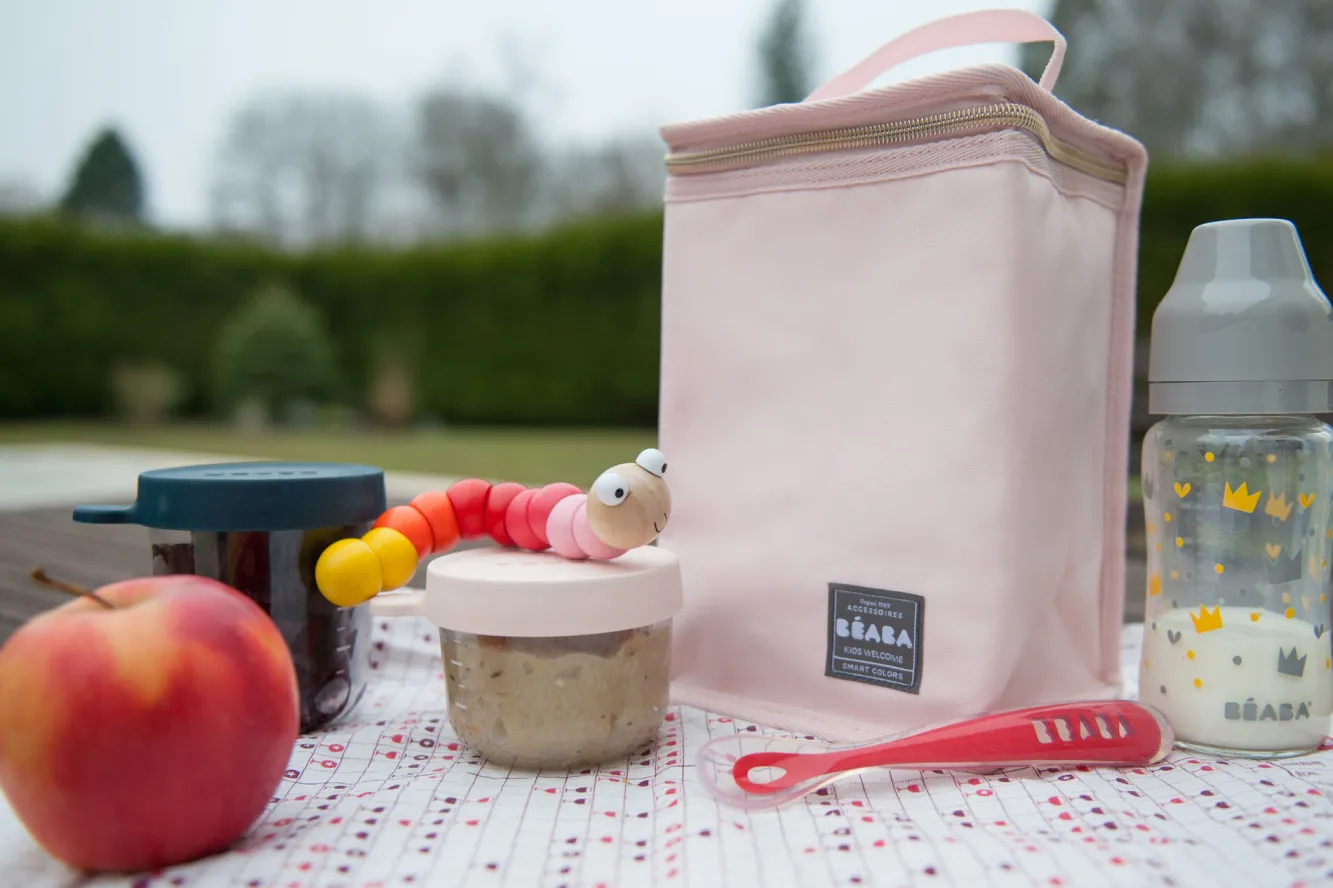 Pots De Conservation*BÉABA Coffret 2 Portions Verre 150 Ml Pink Et 250 Ml Dark Blue