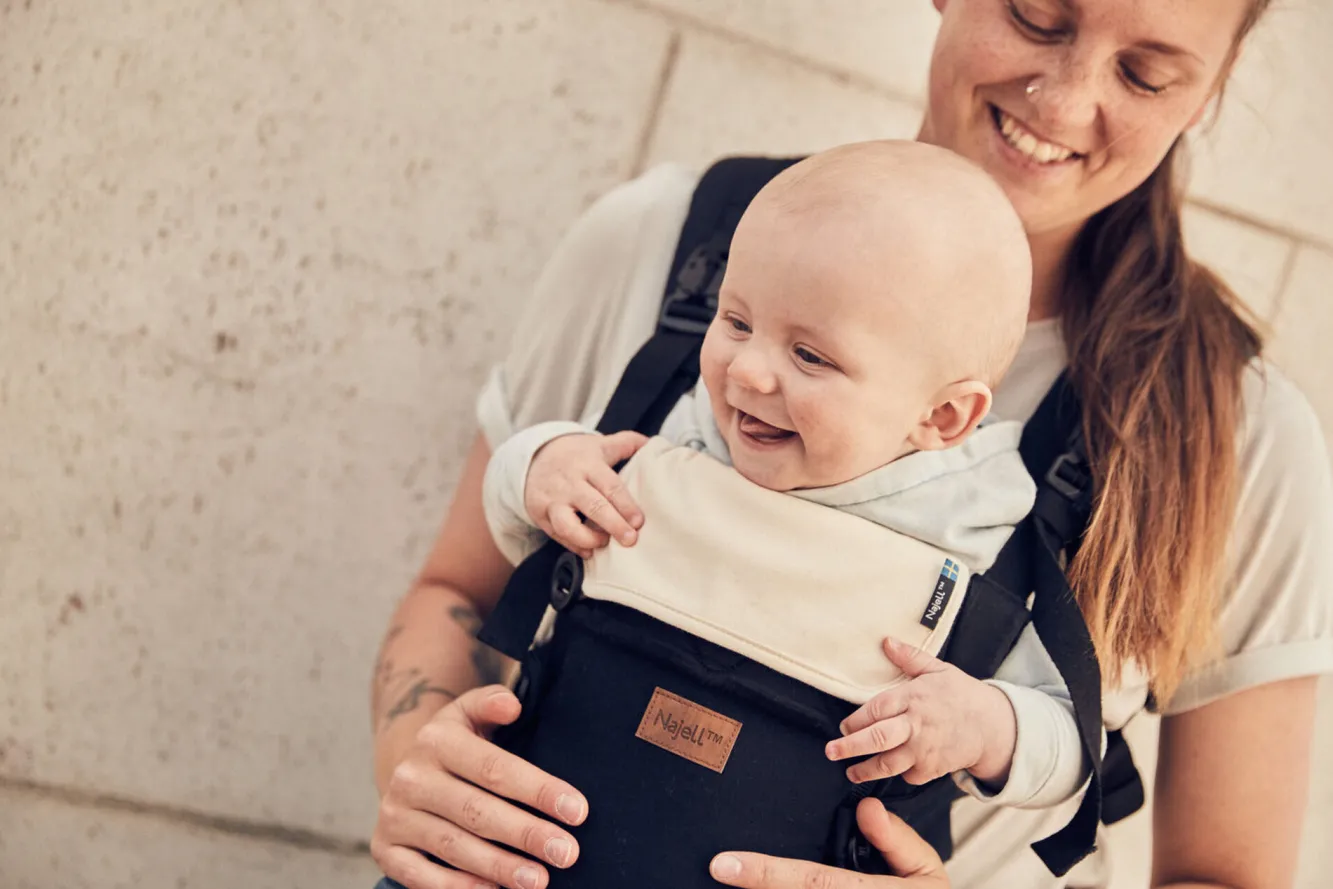 Porte-Bébé Et Écharpes*BÉABA Coussinet Et Bavoir Coton Organique Pour Porte Bébé Najell X