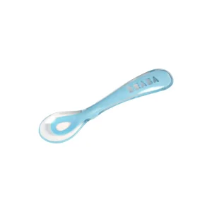 Couverts, Vaisselle Et Bavoirs*BÉABA Cuillere 2Eme Age Silicone Blue