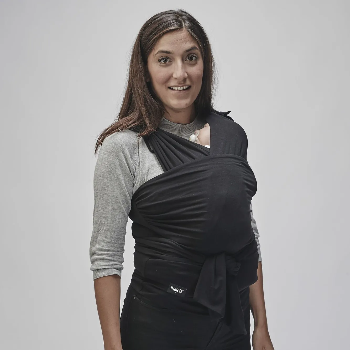Porte-Bébé Et Écharpes*BÉABA Echarpe De Portage Najell X Beaba Black S/M
