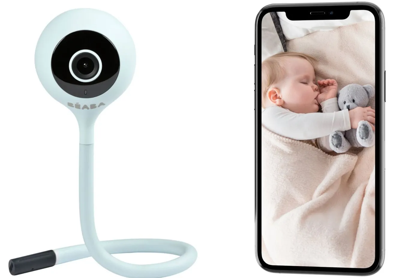 Babyphone, Ecoute Bébé*BÉABA Ecoute Bébé Video Zen Connect Grey