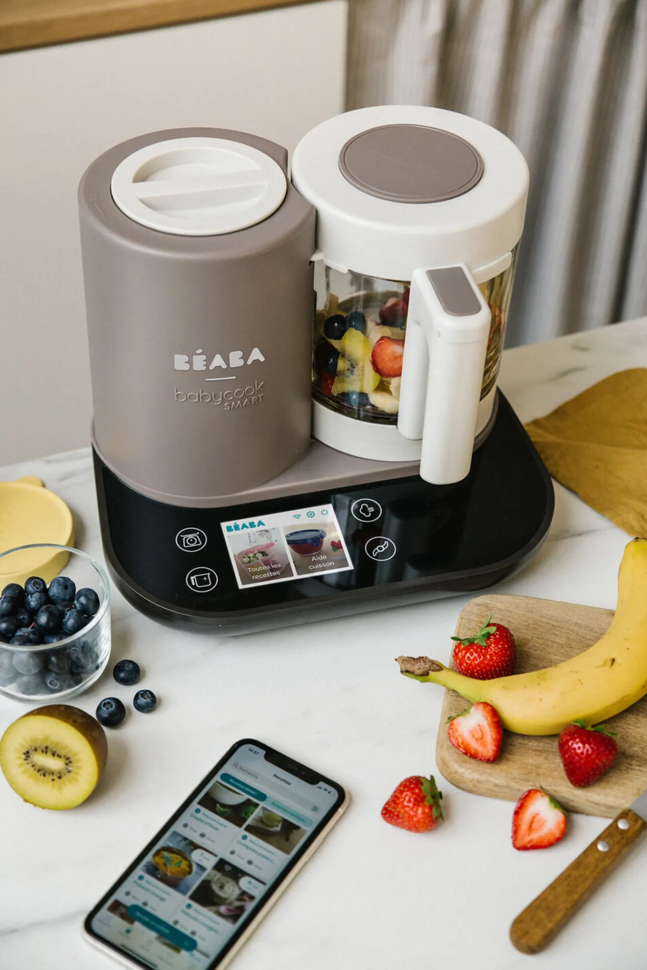 Babycook® Smart*BÉABA Le Robot Cuiseur Babycook® Smart Dove Grey