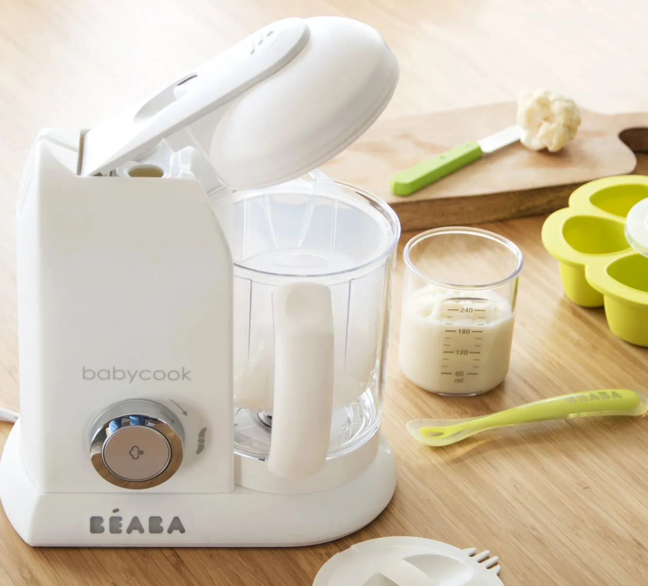 Babycook® Solo*BÉABA Le Robot Cuiseur Babycook® Solo White-Silver