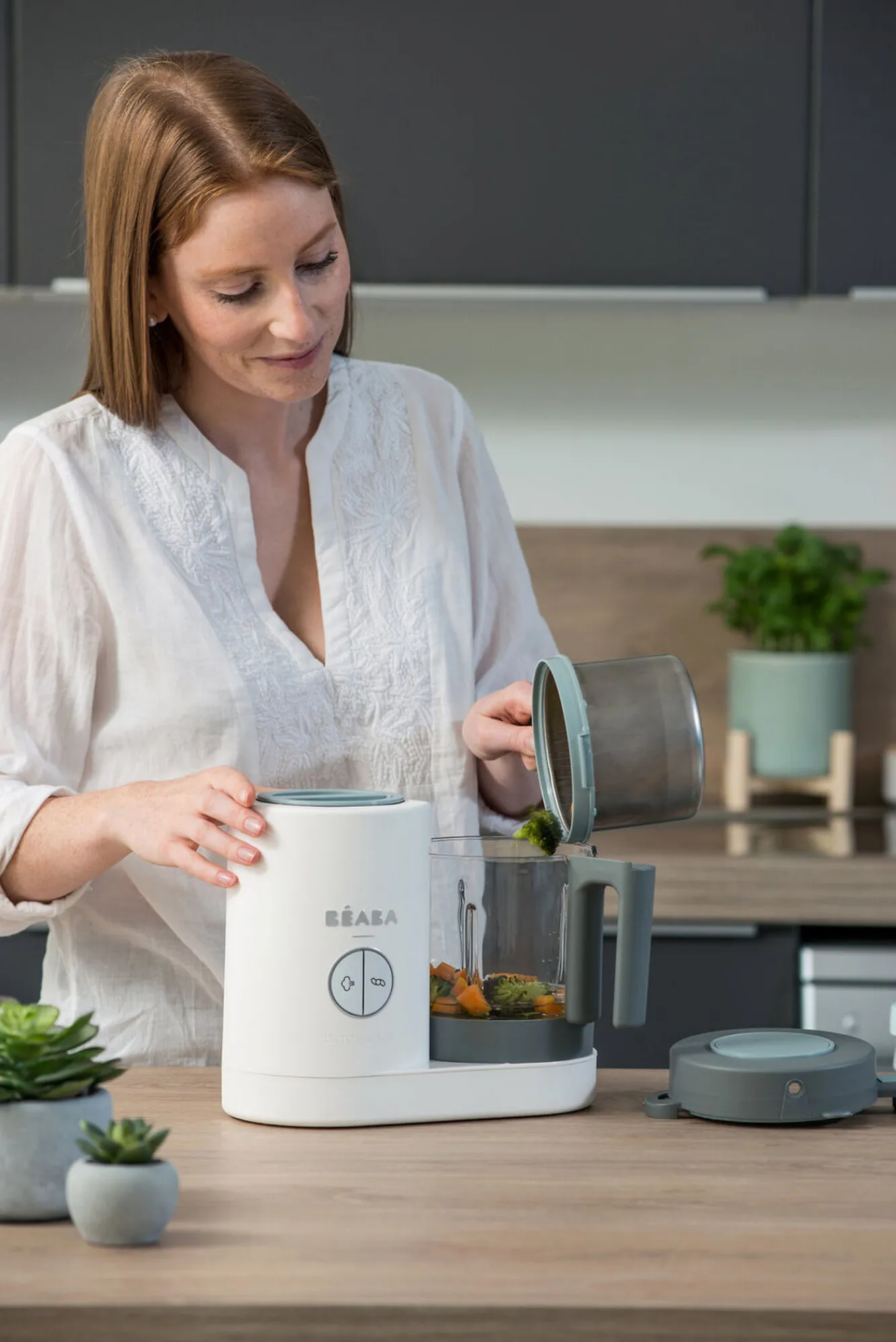 Babycook® Néo*BÉABA Le Robot Cuiseur Babycook® Néo Grey-White