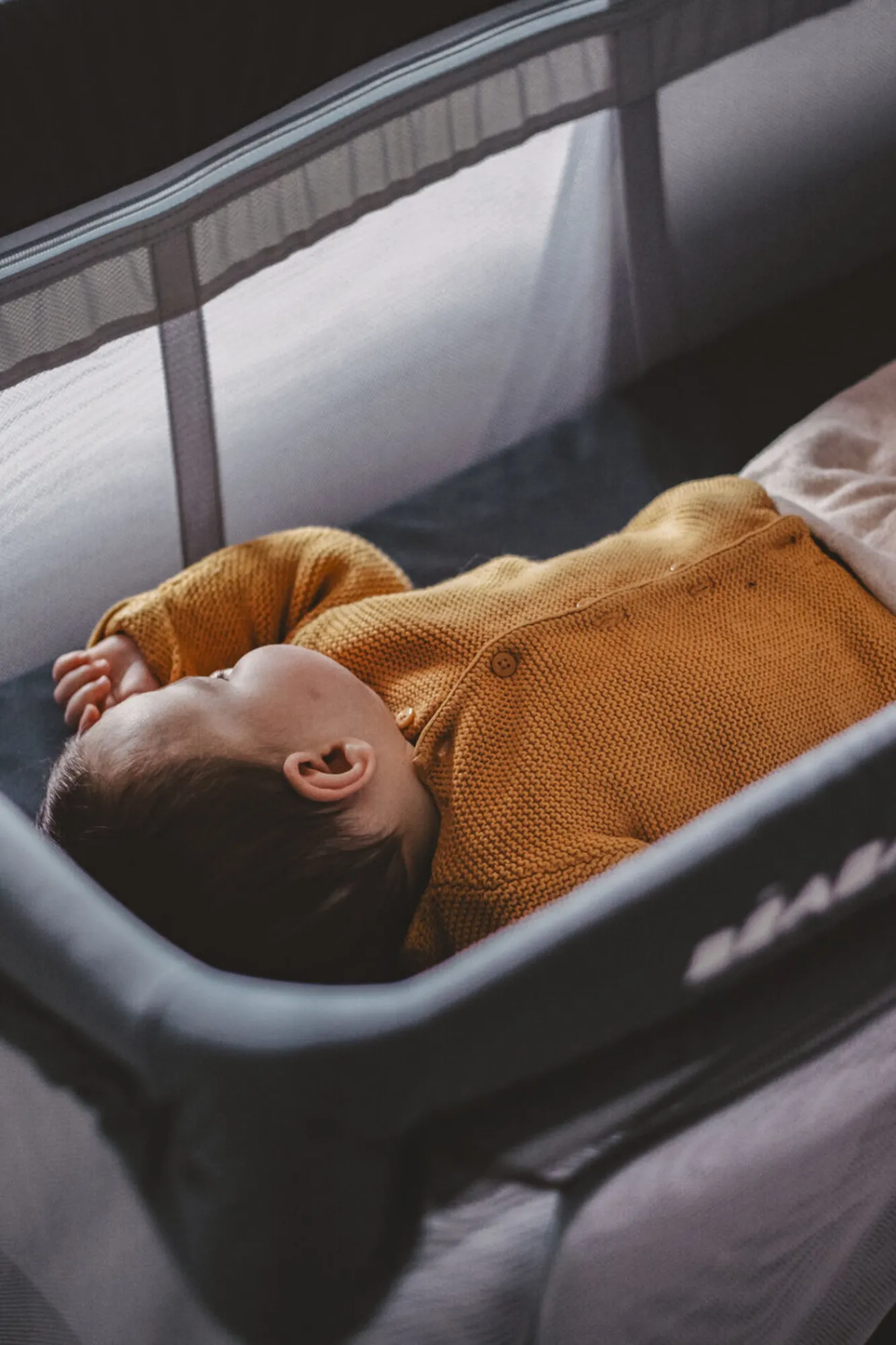 Sorties De Bébé*BÉABA Lit Parapluie 3 En 1 Eazy Sleep Mineral Grey