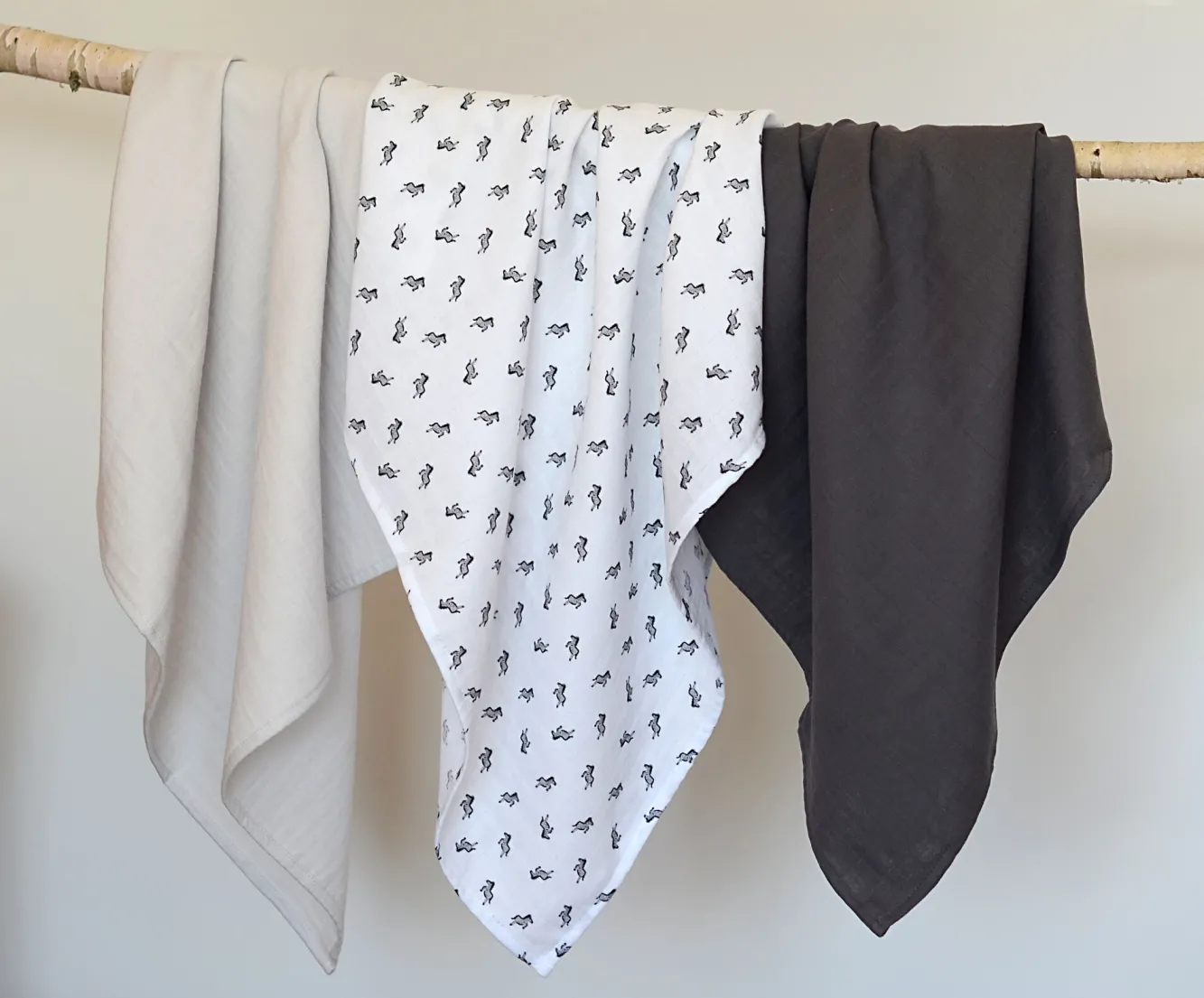 Accessoires De Toilette*BÉABA Lot De 3 Langes En Coton Savanna