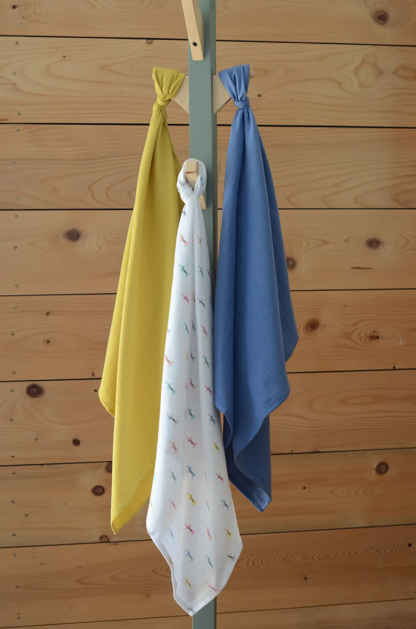 Accessoires De Toilette*BÉABA Lot De 3 Langes En Coton Teckel