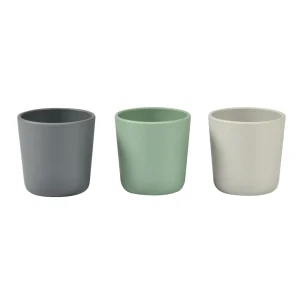 Couverts, Vaisselle Et Bavoirs*BÉABA Lot De 3 Verres Silicone Velvet Grey / Sage Green