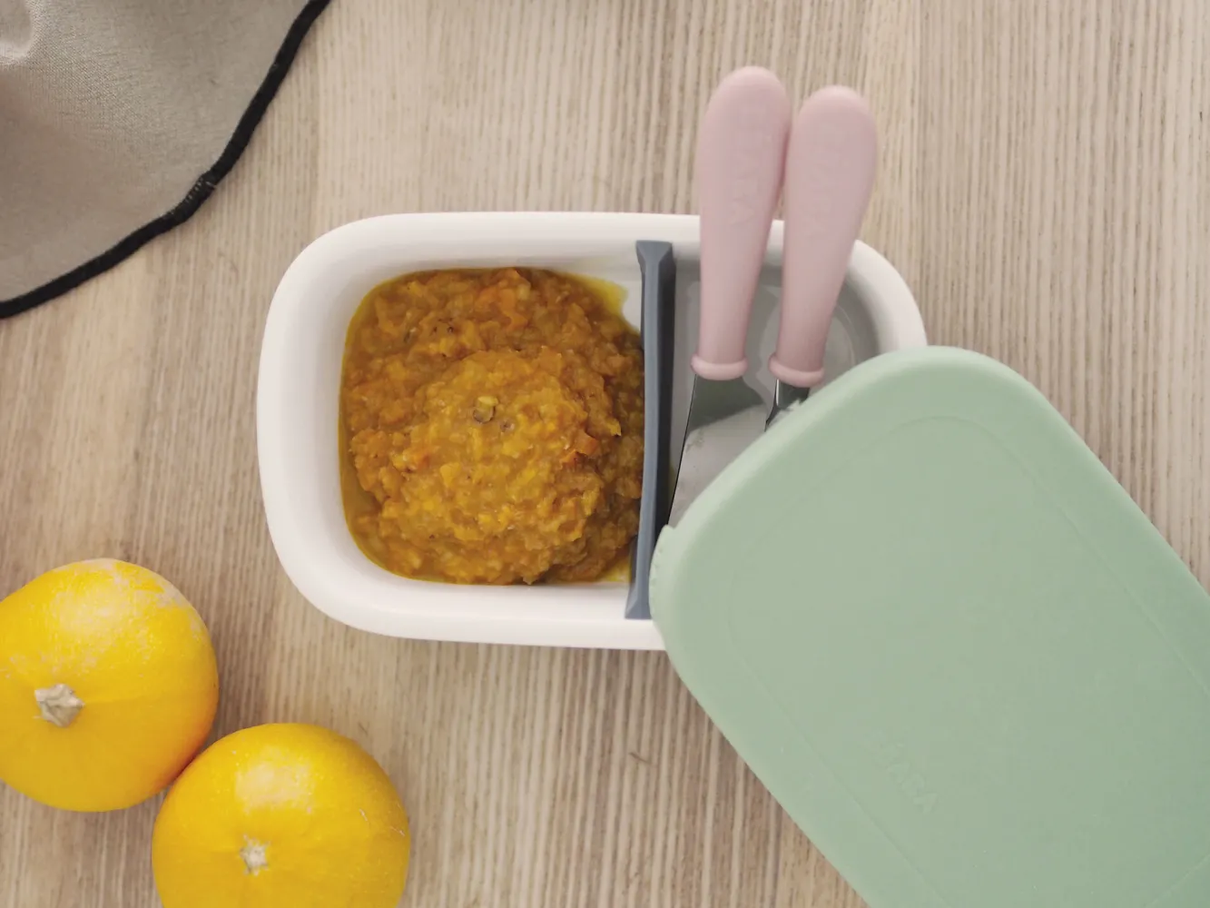 Goûter Sain*BÉABA Lunch Box Ceramique Mineral / Sage Green