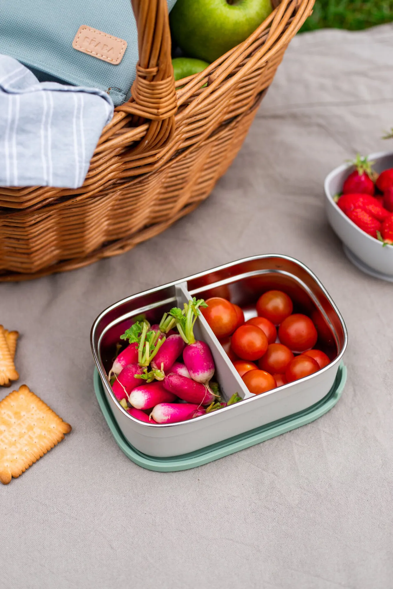 Goûter Sain*BÉABA Lunch Box Sage Green