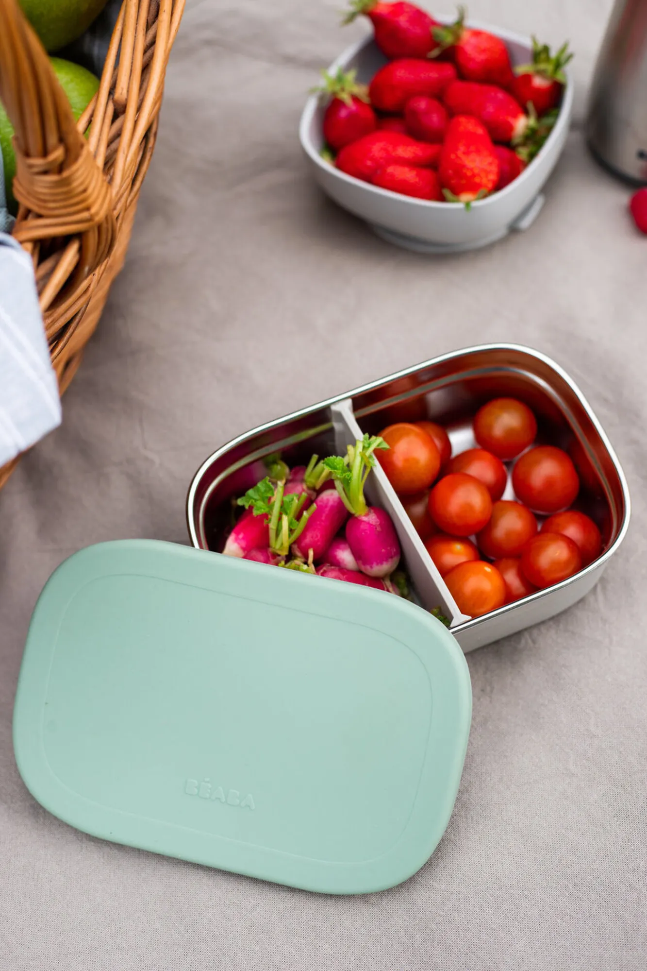 Goûter Sain*BÉABA Lunch Box Sage Green