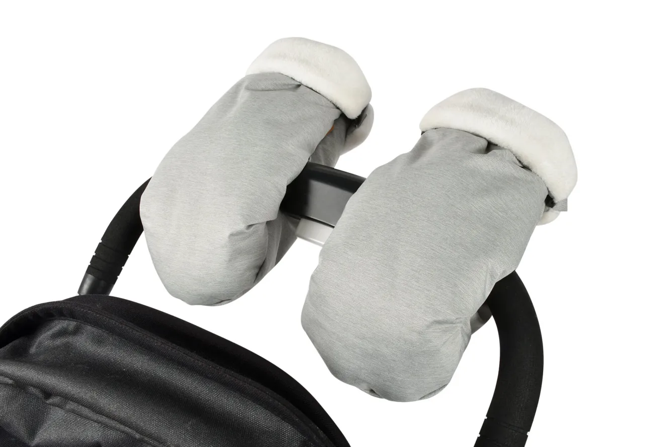 Poussettes Et Accessoires*BÉABA Moufles Poussette Heather Grey