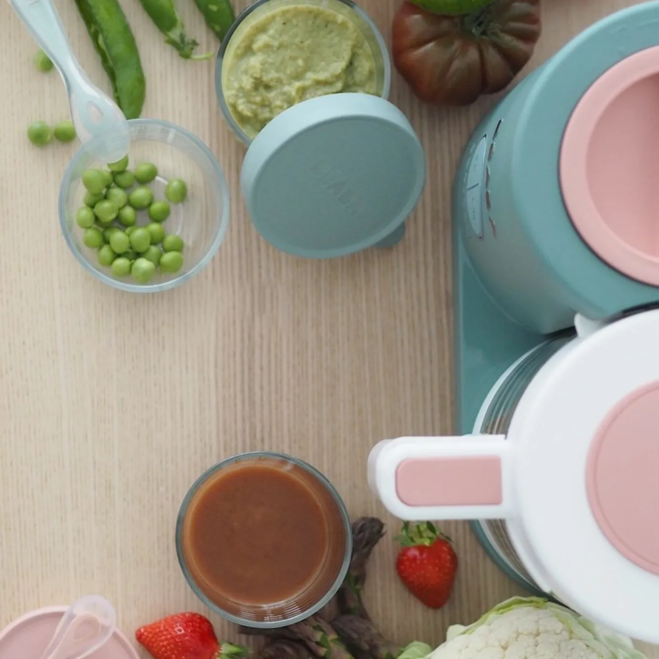 Babycook® Néo*BÉABA Pack Babycook® Néo - Mes Premiers Repas Eucalyptus