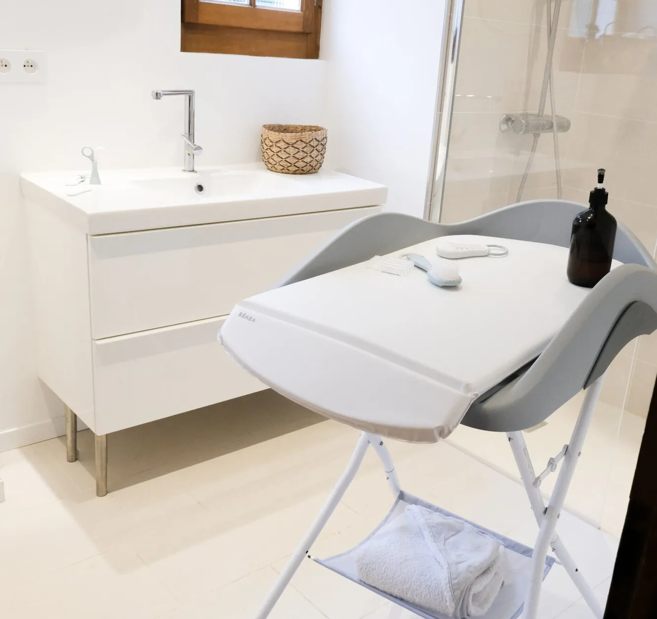 Baignoires Et Accessoires*BÉABA Plan A Langer Camele'O Light Mist