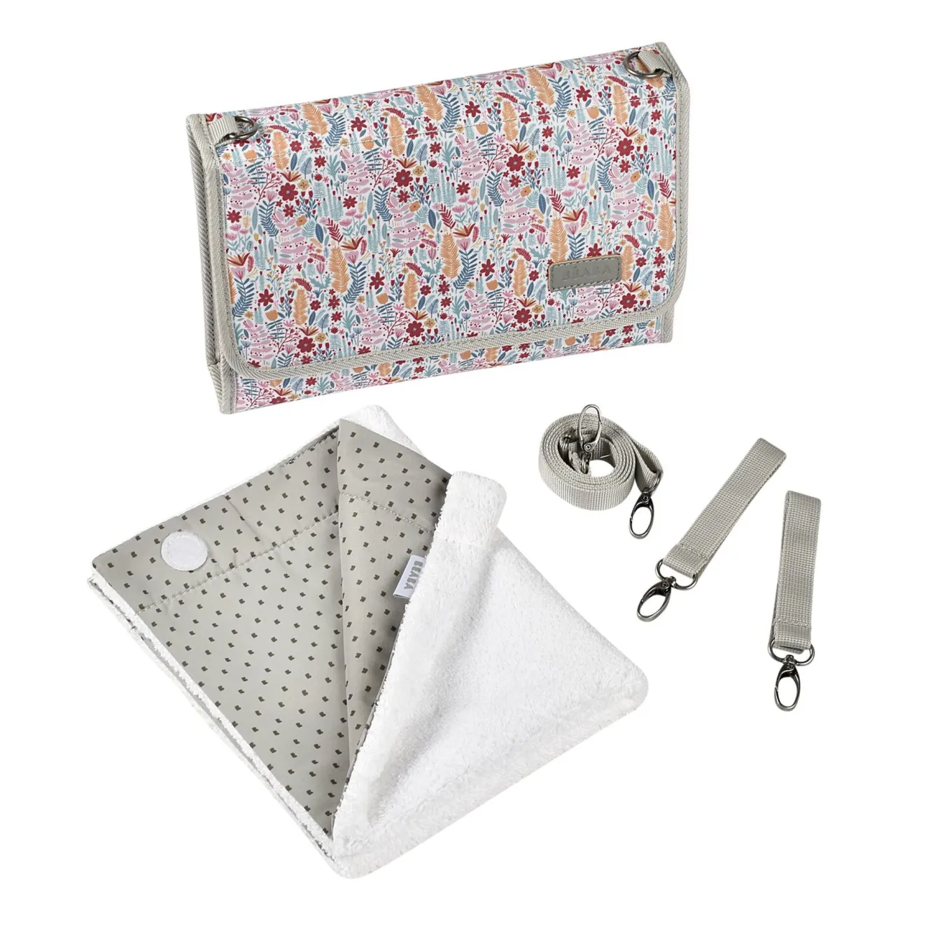 Accessoires De Toilette*BÉABA Pochette A Langer Geneve Mirage Grey/Floral