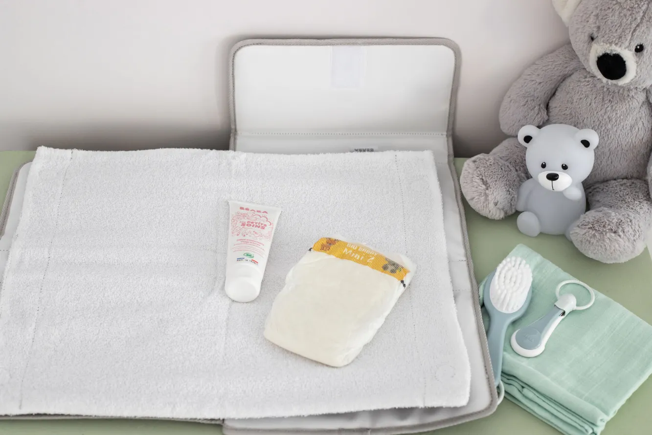 Accessoires De Toilette*BÉABA Pochette A Langer Geneve Heather Grey