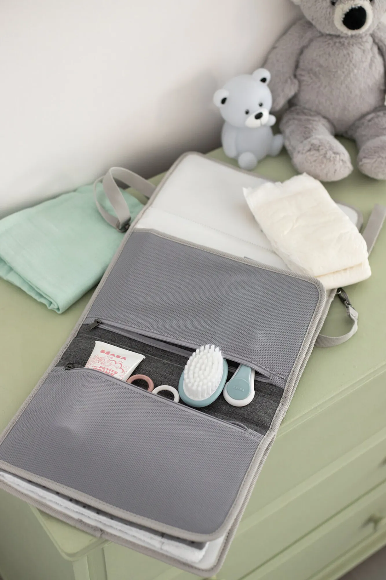 Accessoires De Toilette*BÉABA Pochette A Langer Geneve Heather Grey