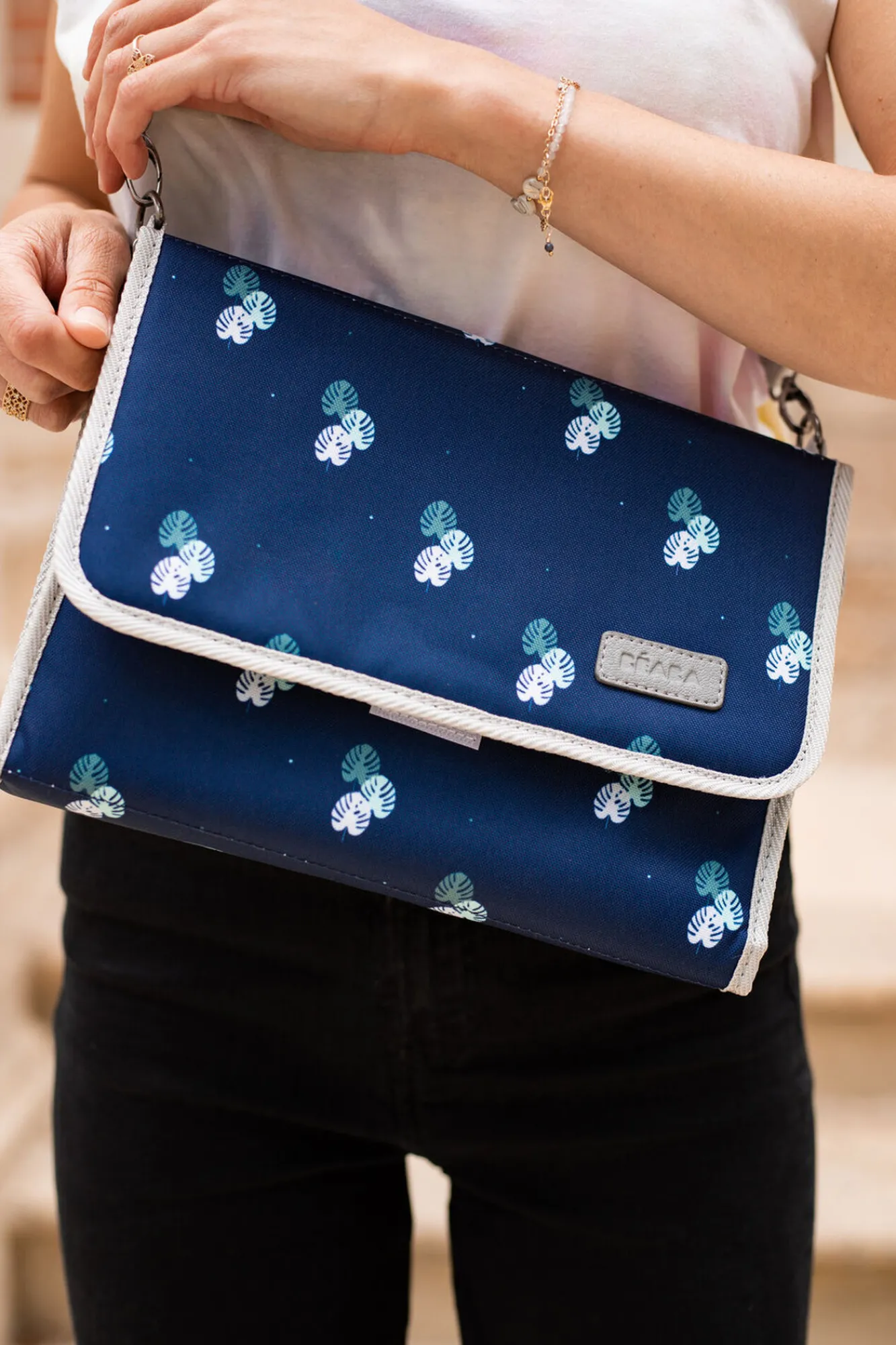 Accessoires De Toilette*BÉABA Pochette A Langer Geneve Moonlit Ocean/Jungle