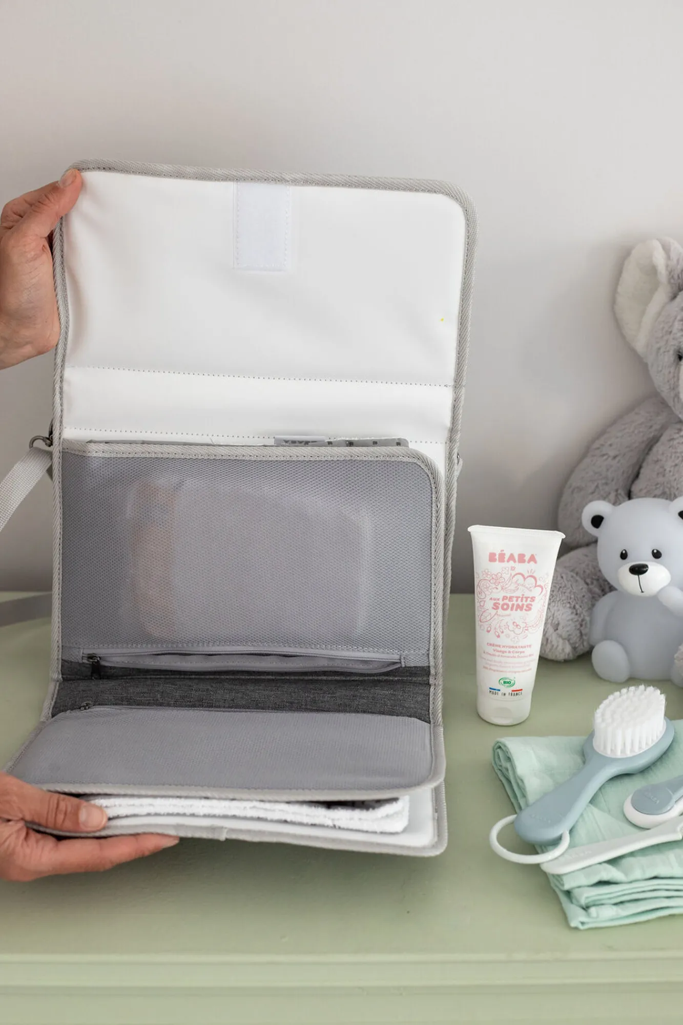 Accessoires De Toilette*BÉABA Pochette A Langer Geneve Heather Grey