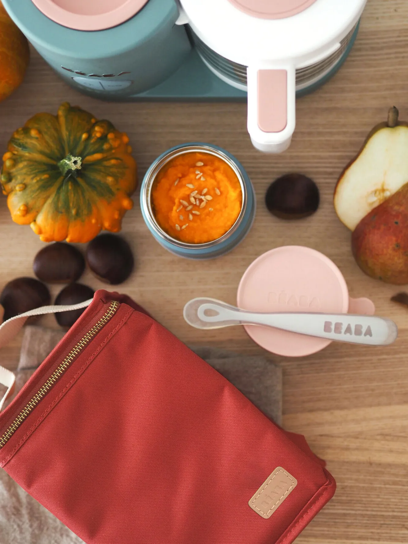 Sacs Isotherme Bébé*BÉABA Pochette Repas Isotherme Terracota