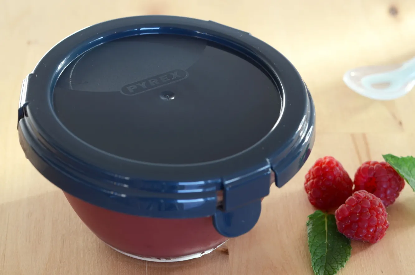 Goûter Sain*BÉABA Portion Verre Beaba By Pyrex Dark Blue