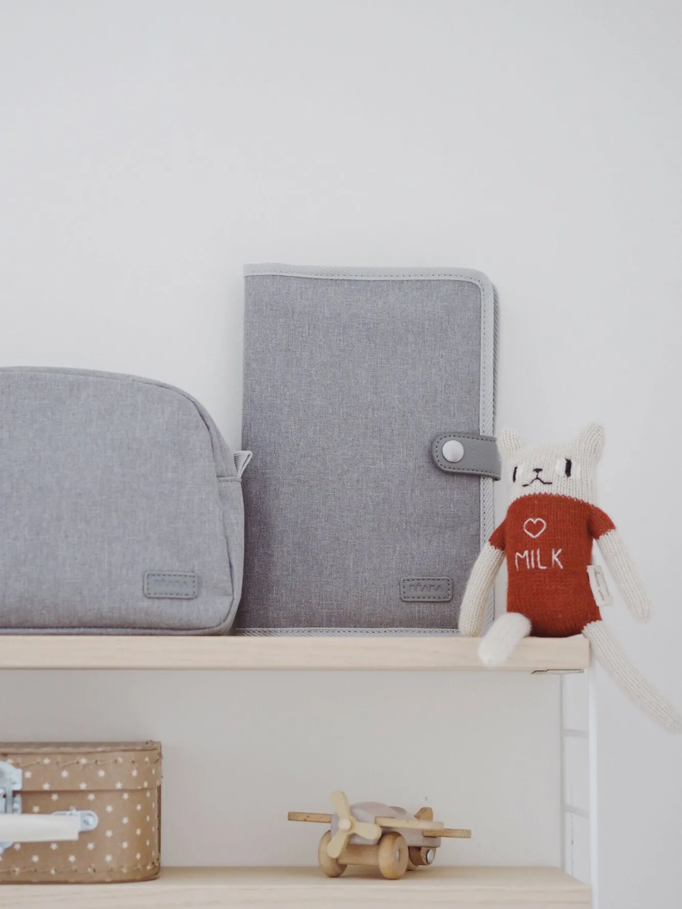 Accessoires De Toilette*BÉABA Protege Carnet De Sante Heather Grey