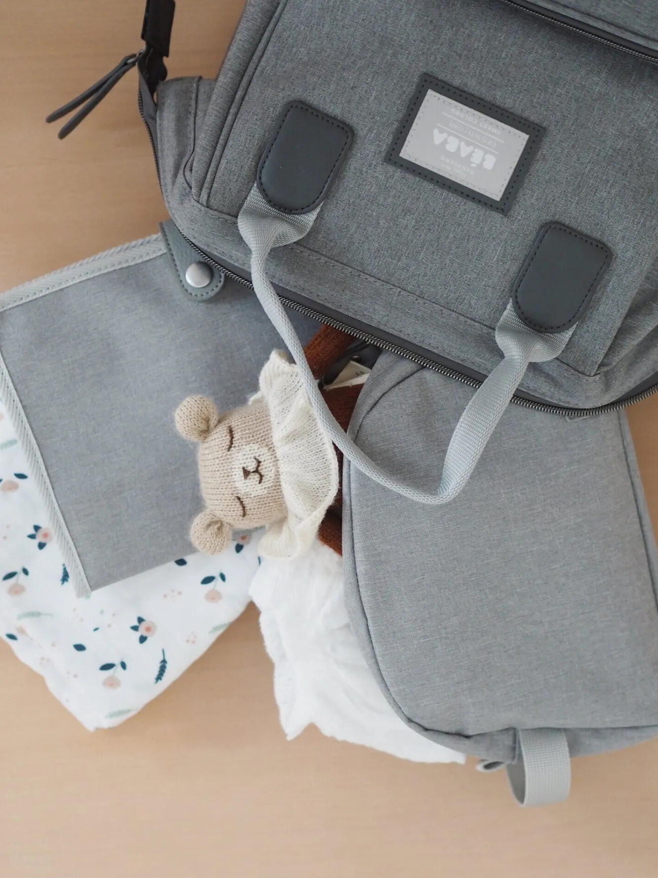 Accessoires De Toilette*BÉABA Protege Carnet De Sante Heather Grey