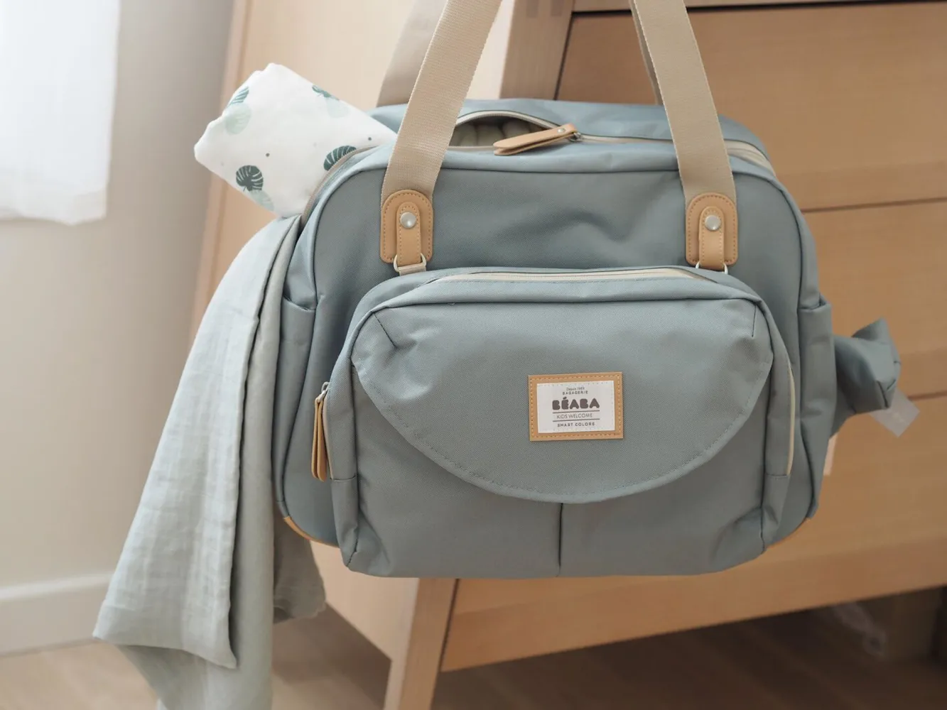 Sacs À Langer*BÉABA Sac A Langer Geneve Green Blue