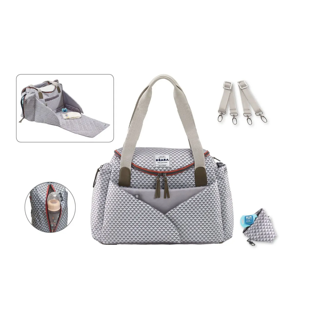 Sacs À Langer*BÉABA Sac A Langer Sydney Ii Play Print Corail
