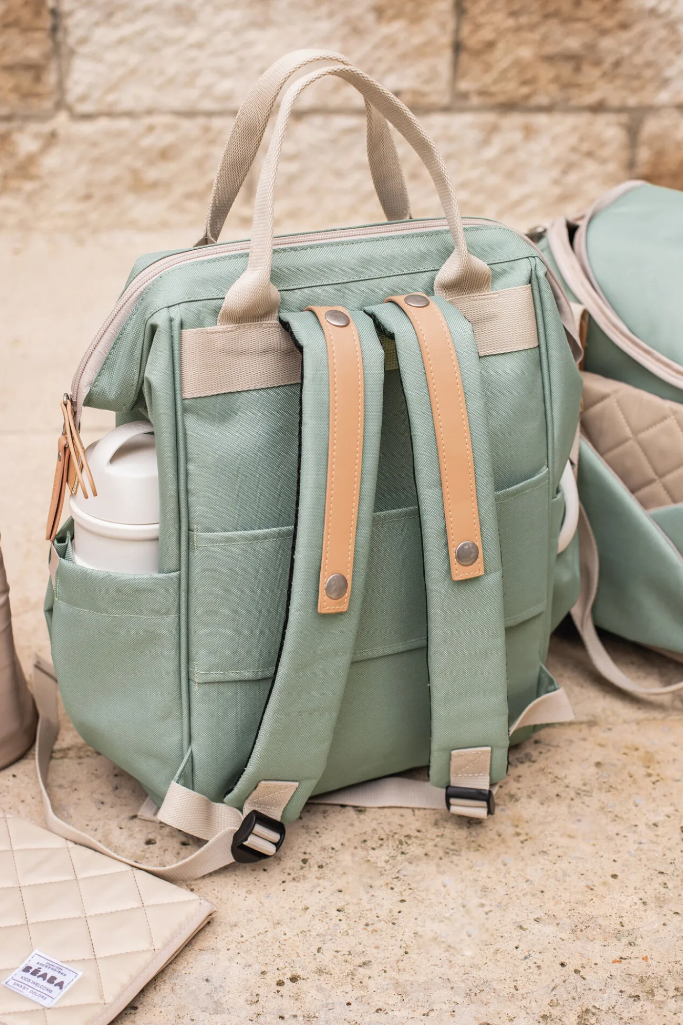 Sacs De Voyage*BÉABA Sac A Langer Wellington Sage Green