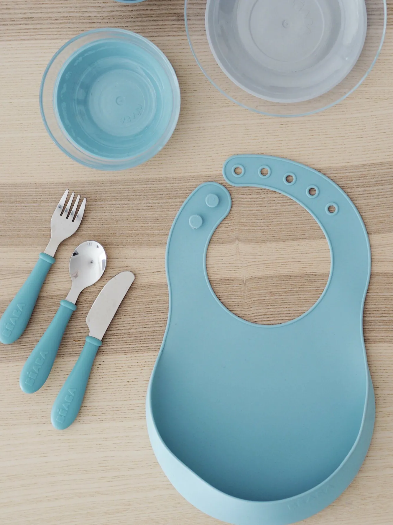 Couverts, Vaisselle Et Bavoirs*BÉABA Set 3 Couverts Inox Airy Green