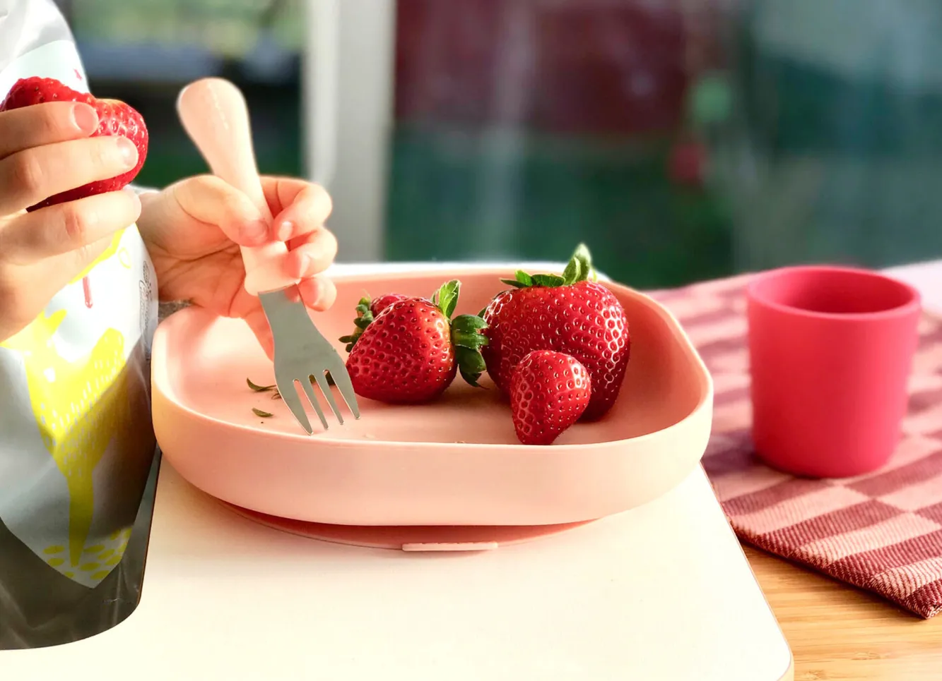 Couverts, Vaisselle Et Bavoirs*BÉABA Set 3 Couverts Inox Old Pink