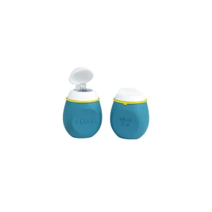 Goûter Sain*BÉABA Set Babysqueez' 2 En 1 & Squeez'Portion 180Ml Blue