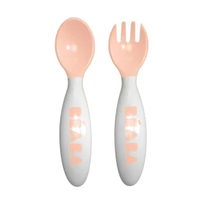 Couverts, Vaisselle Et Bavoirs*BÉABA Set De 2 Couverts Ergonomiques 2Eme Age Pink