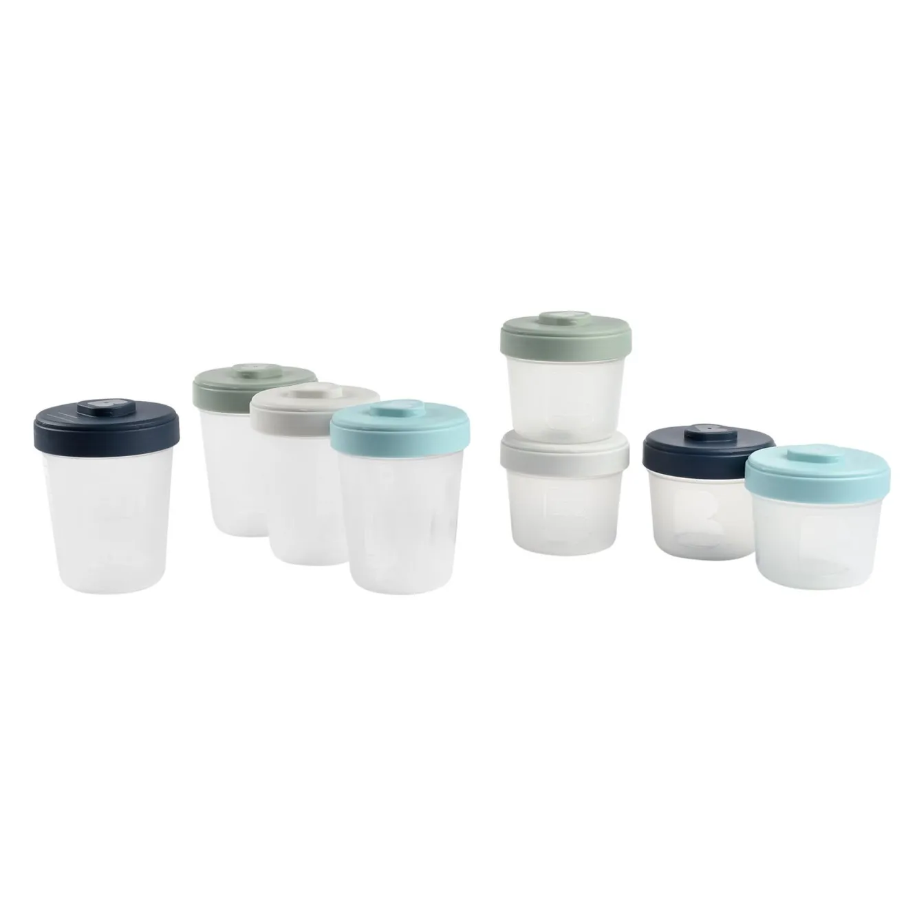 Pots De Conservation*BÉABA Set 2Eme Age 8 Portions Clip (4X150Ml + 4X250Ml)