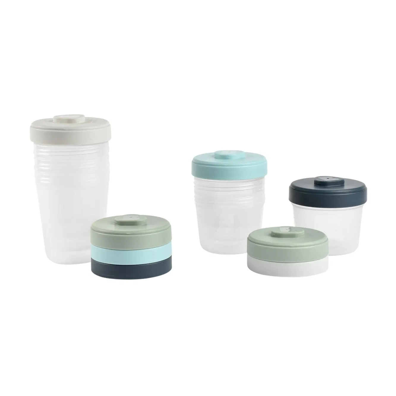 Pots De Conservation*BÉABA Set 2Eme Age 8 Portions Clip (4X150Ml + 4X250Ml)