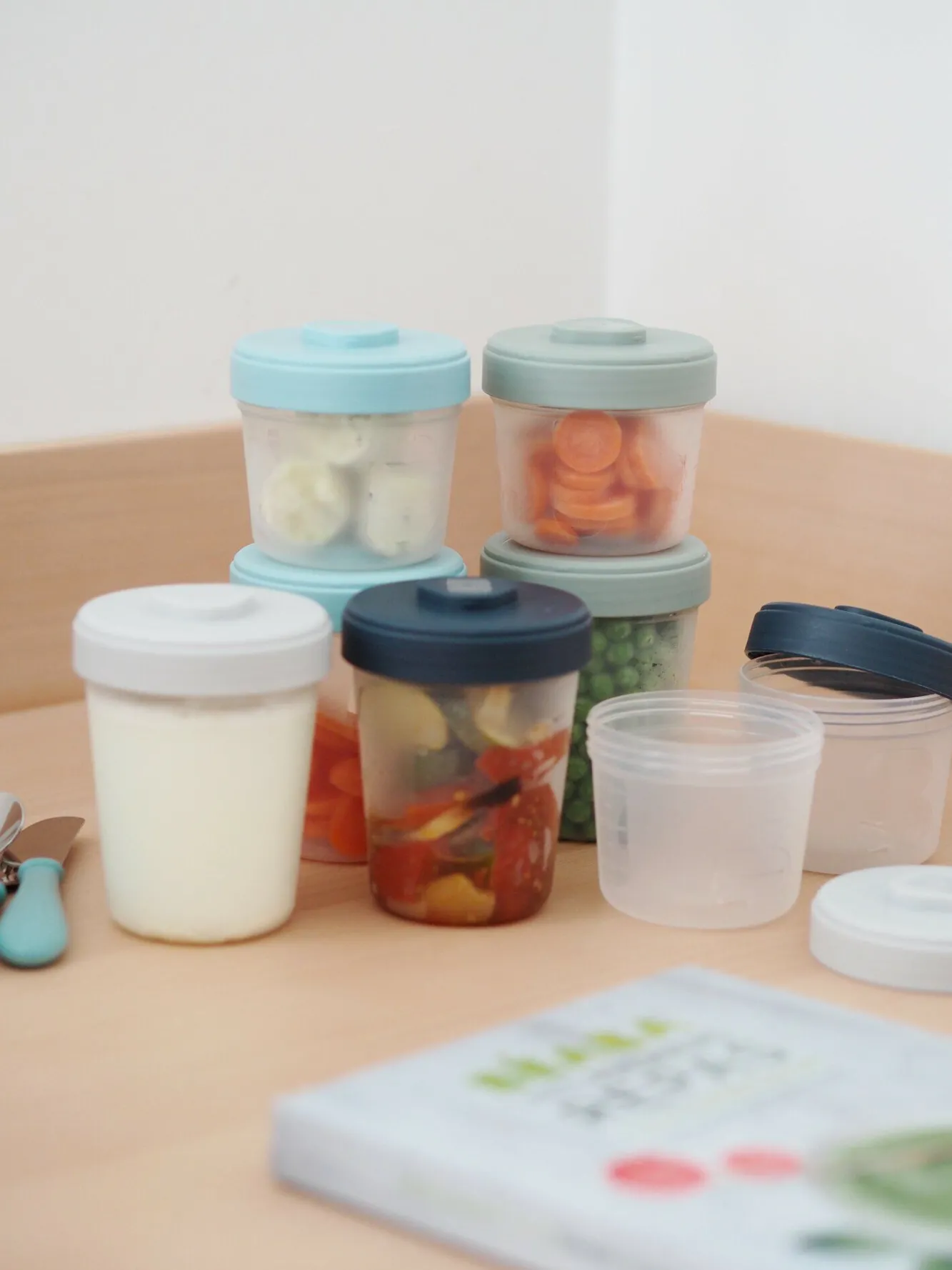 Pots De Conservation*BÉABA Set 2Eme Age 8 Portions Clip (4X150Ml + 4X250Ml)