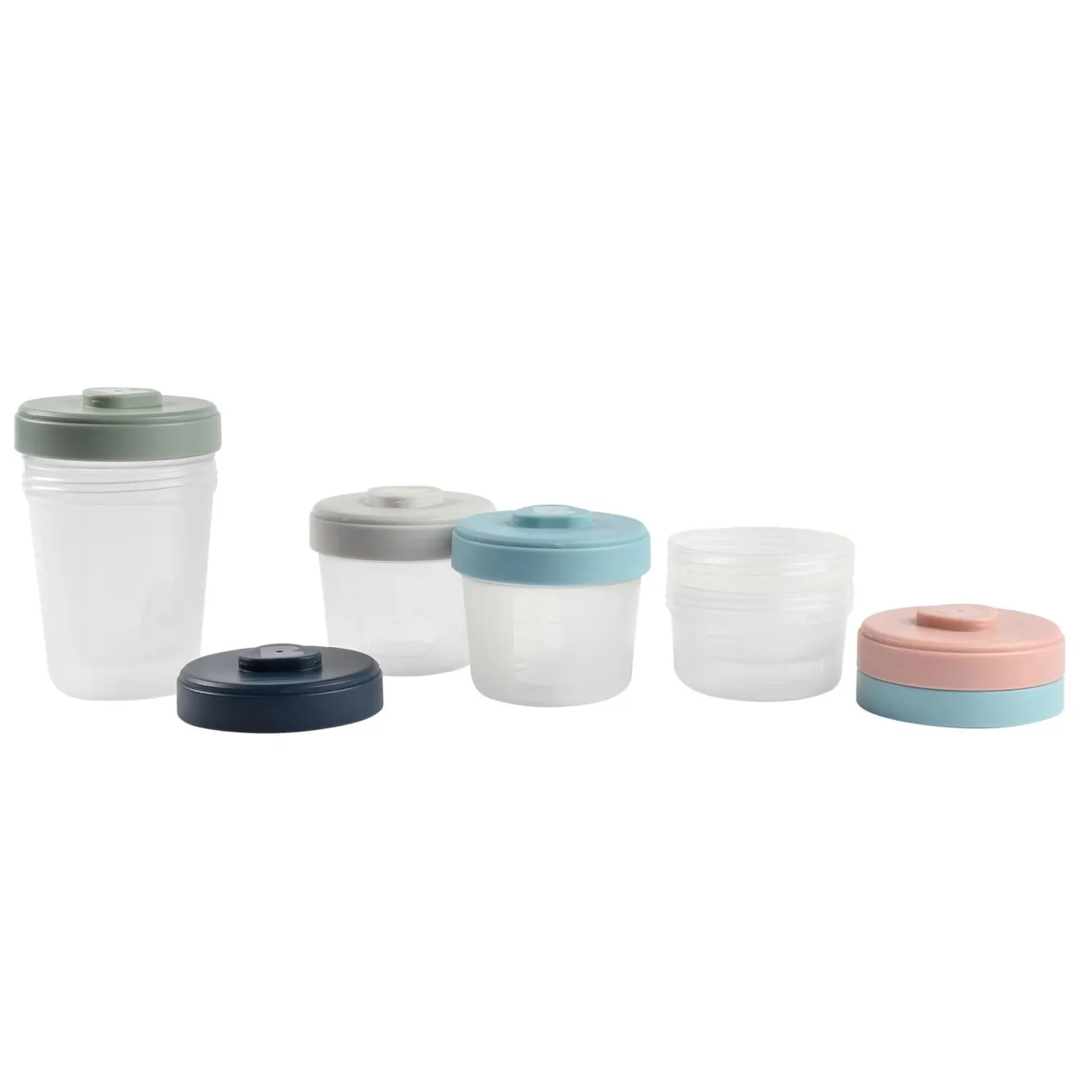 Pots De Conservation*BÉABA Set Integral 6 Portions Clip - (2X90Ml + 2X150Ml + 2X250Ml)