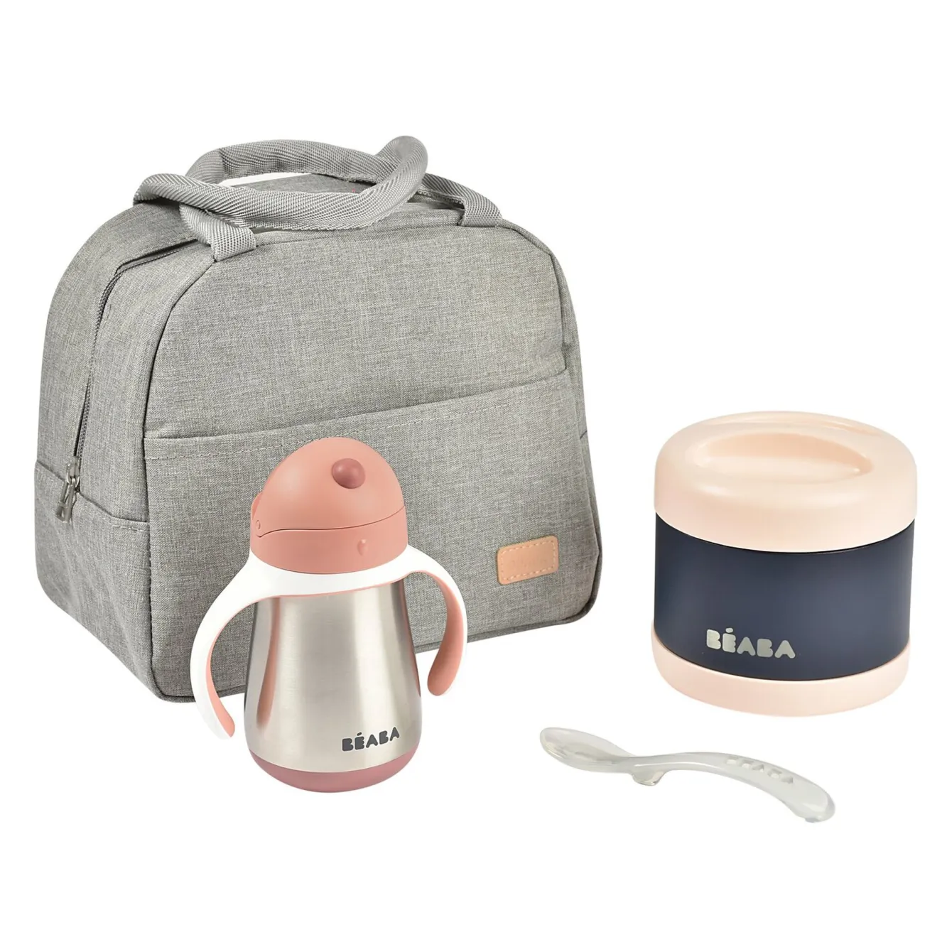 Sacs Isotherme Bébé*BÉABA Set Repas On The Go Old Pink