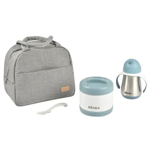 Sorties De Bébé*BÉABA Set Repas On The Go Windy Blue