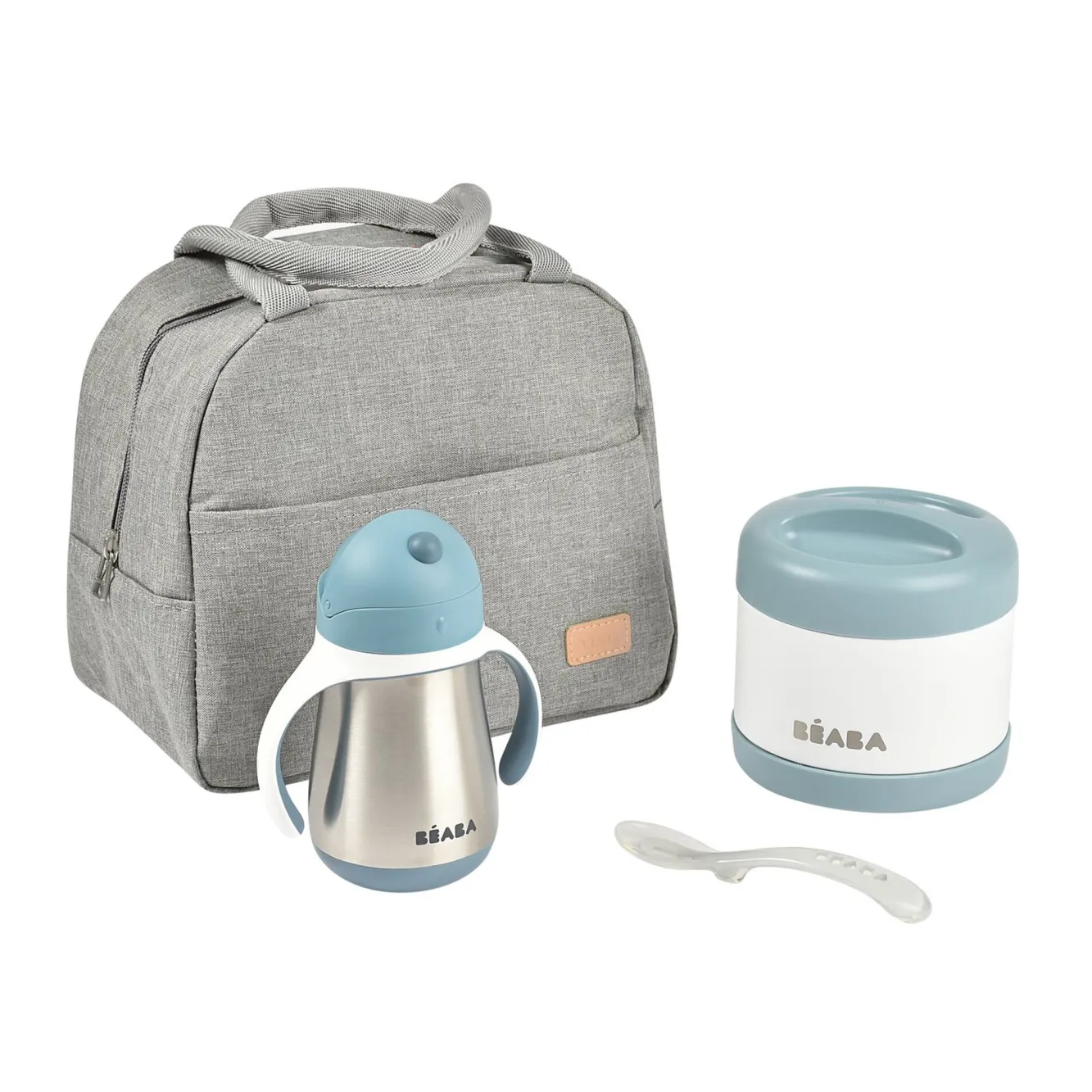 Sorties De Bébé*BÉABA Set Repas On The Go Windy Blue