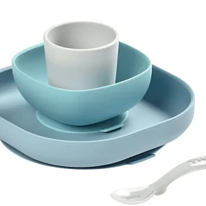 Couverts, Vaisselle Et Bavoirs*BÉABA Set Vaisselle Silicone 4 Pieces Jungle